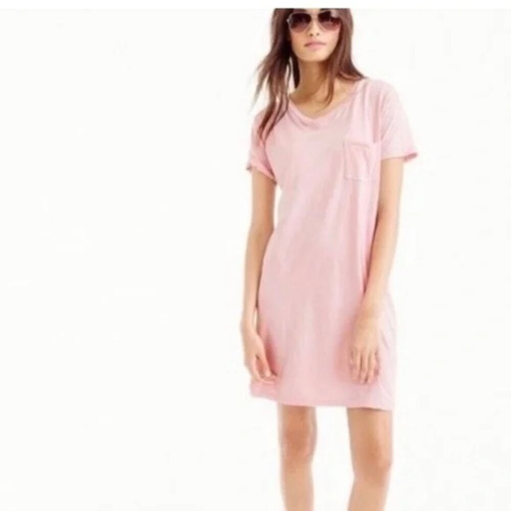 J. Crew gray t-shirt dress